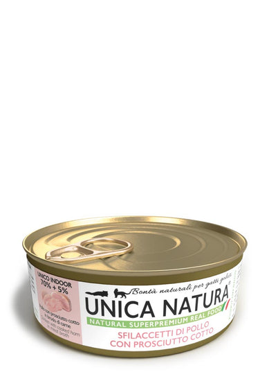 UNICA NATURA CON SFILACCETTI DI POLLO CON PROSCIUTTO COTTO - Sanny Passione Ornitologica