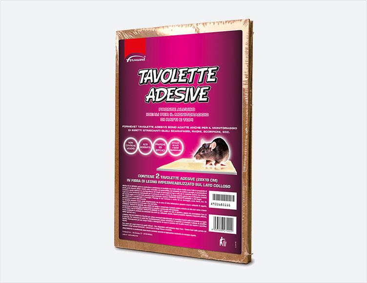 TAVOLETTE ADESIVE PER TOPI