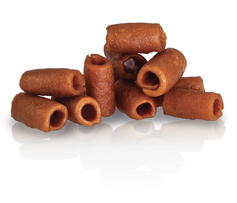 KID DOG  TUBI DI POLLO TAGLIATI PER CANE GLUTEN FREE NO SUGAR  80gr