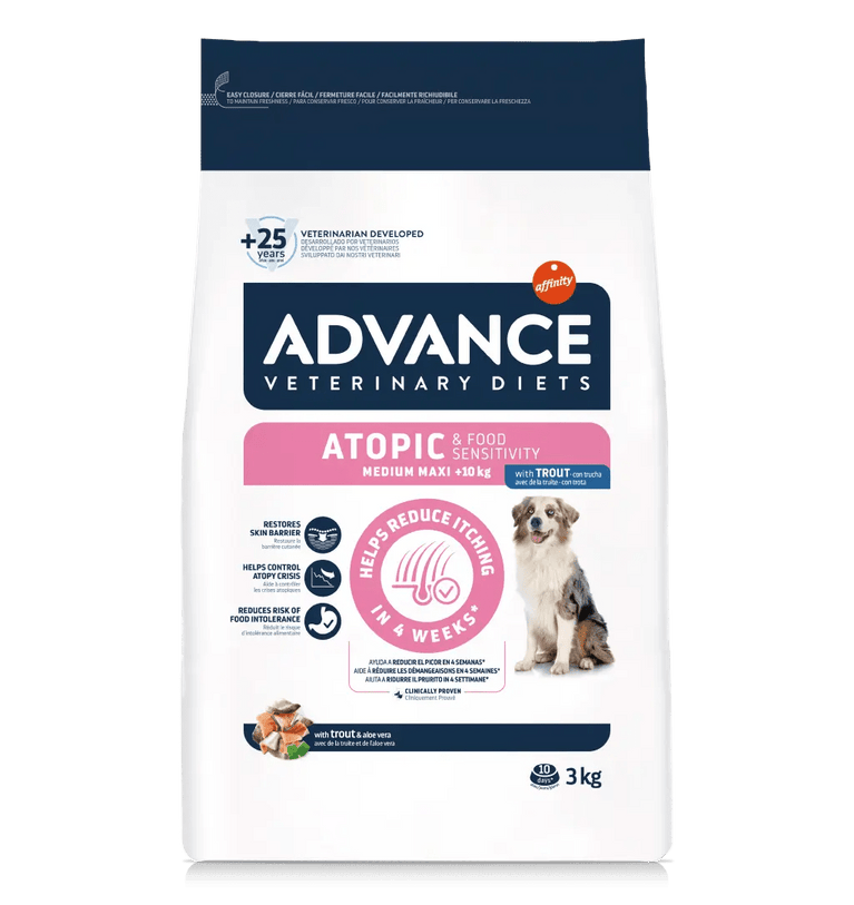 Advance ATOPIC & FOOD SENSITIVITY MEDIUM / MAXI  con TROTA