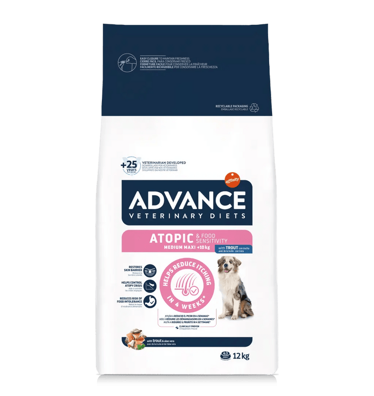 Advance ATOPIC & FOOD SENSITIVITY MEDIUM / MAXI  con TROTA
