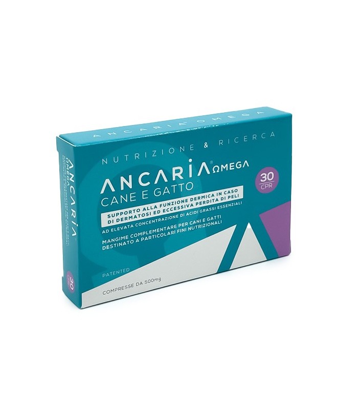 Ancaria Omega 30 compresse da 500 mg per cani e gatti