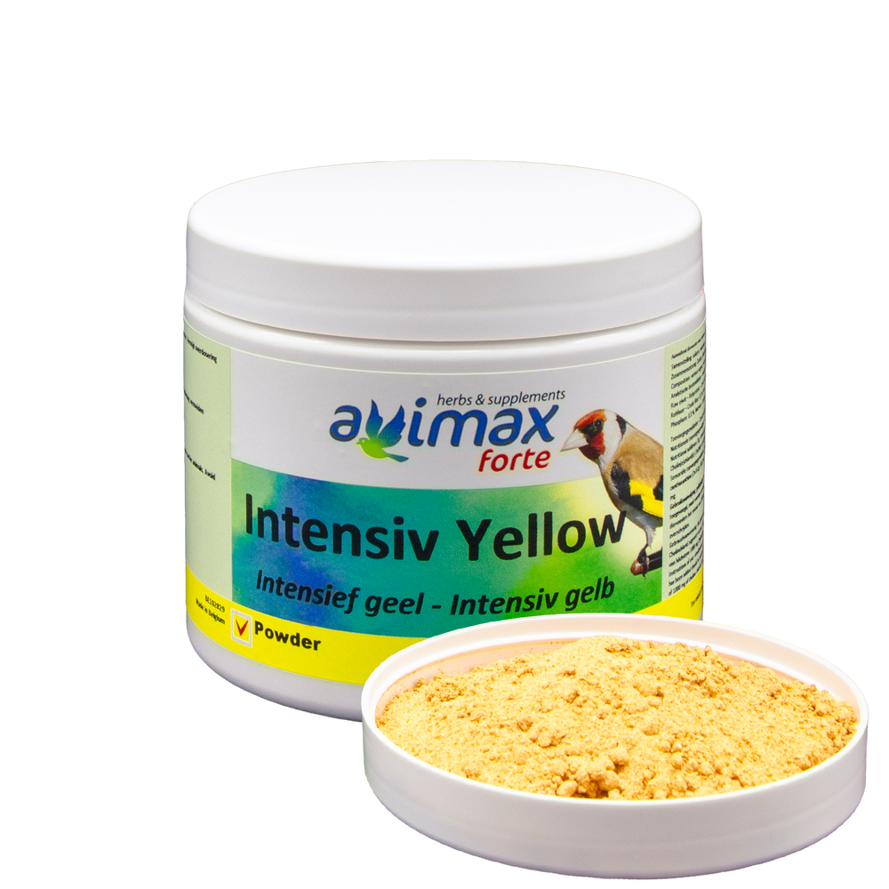 INTENSIVE YELLOW (GIALLO) (Intensief geel - Intensiv gelb) AVIMAX FORTE 100gr - Sanny Passione Ornitologica