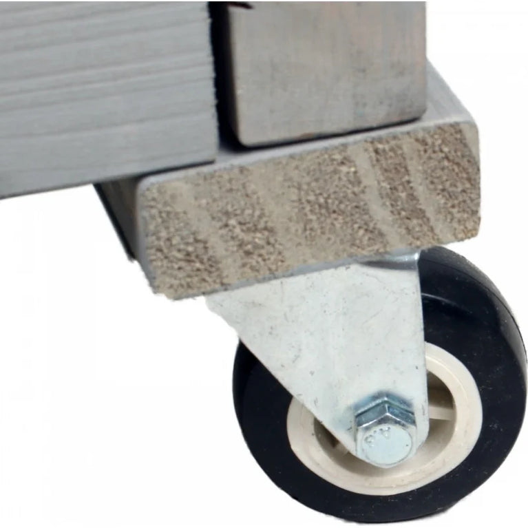 Conigliera per conigli in legno su ruote - 100 cm - Khéops