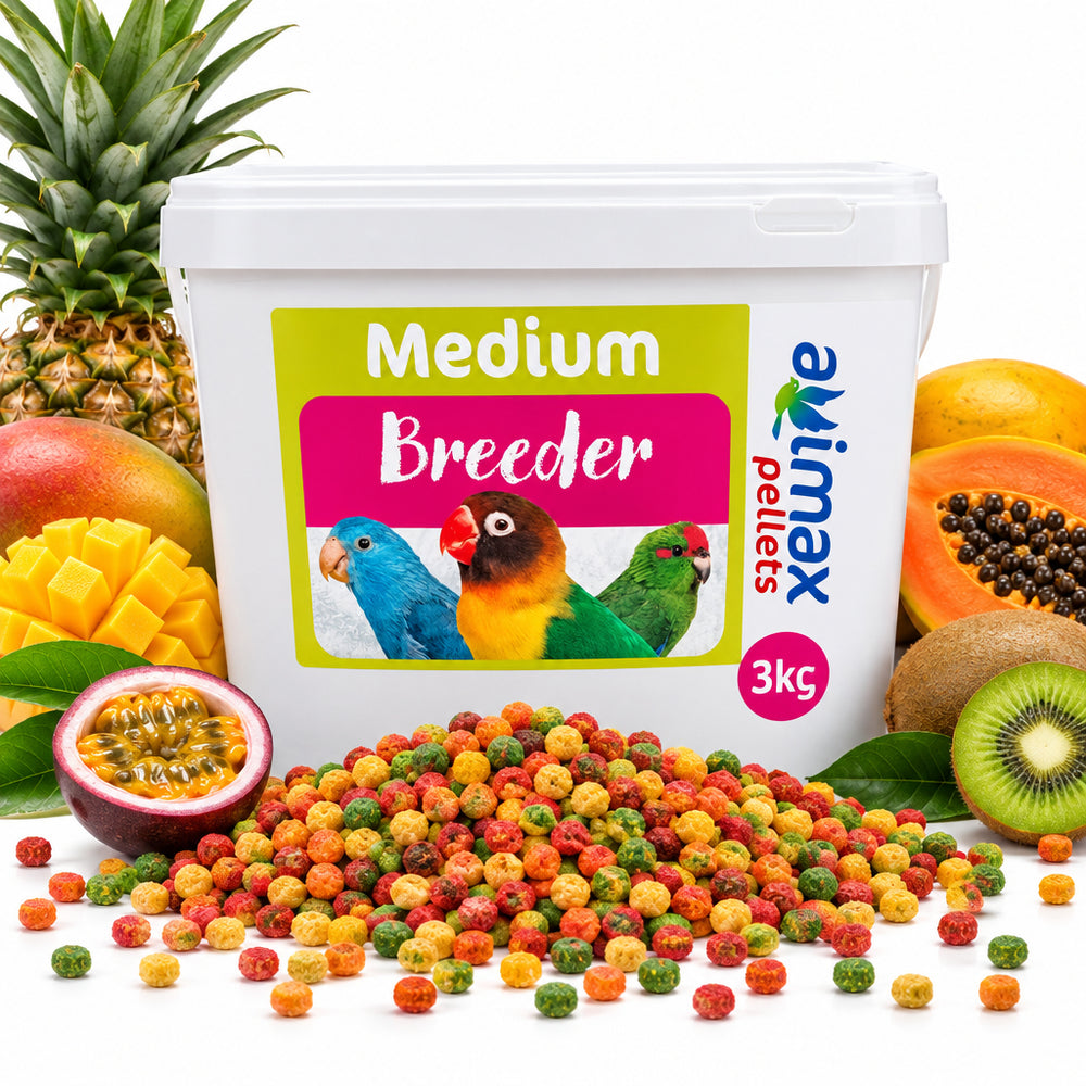 AviMax Forte Medium Breeder – Estrusi per la Riproduzione di Pappagalli di Taglia Media - Sanny Passione Ornitologica