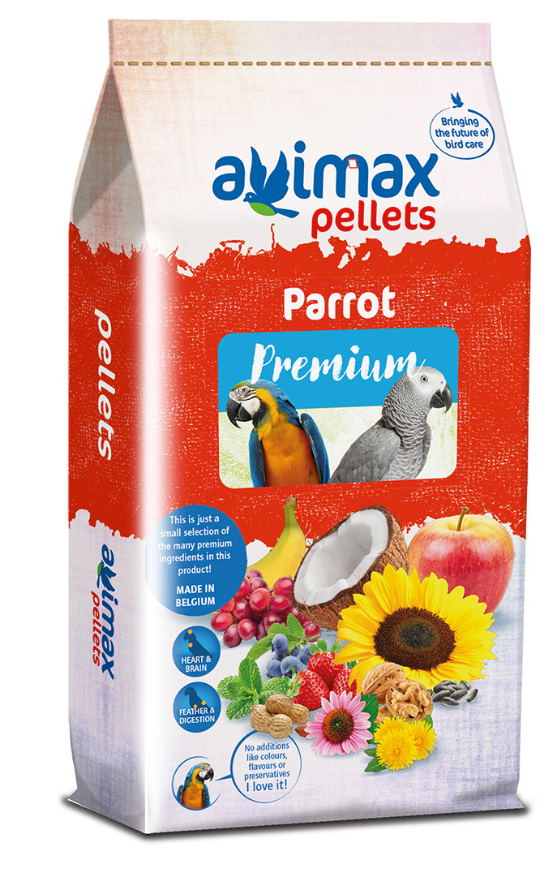 AviMax Forte Parrot Premium – Estrusi Completi per Pappagalli di Taglia Media e Grande
