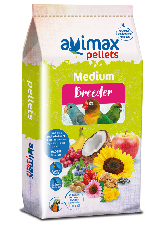 AviMax Forte Medium Breeder – Estrusi per la Riproduzione di Pappagalli di Taglia Media