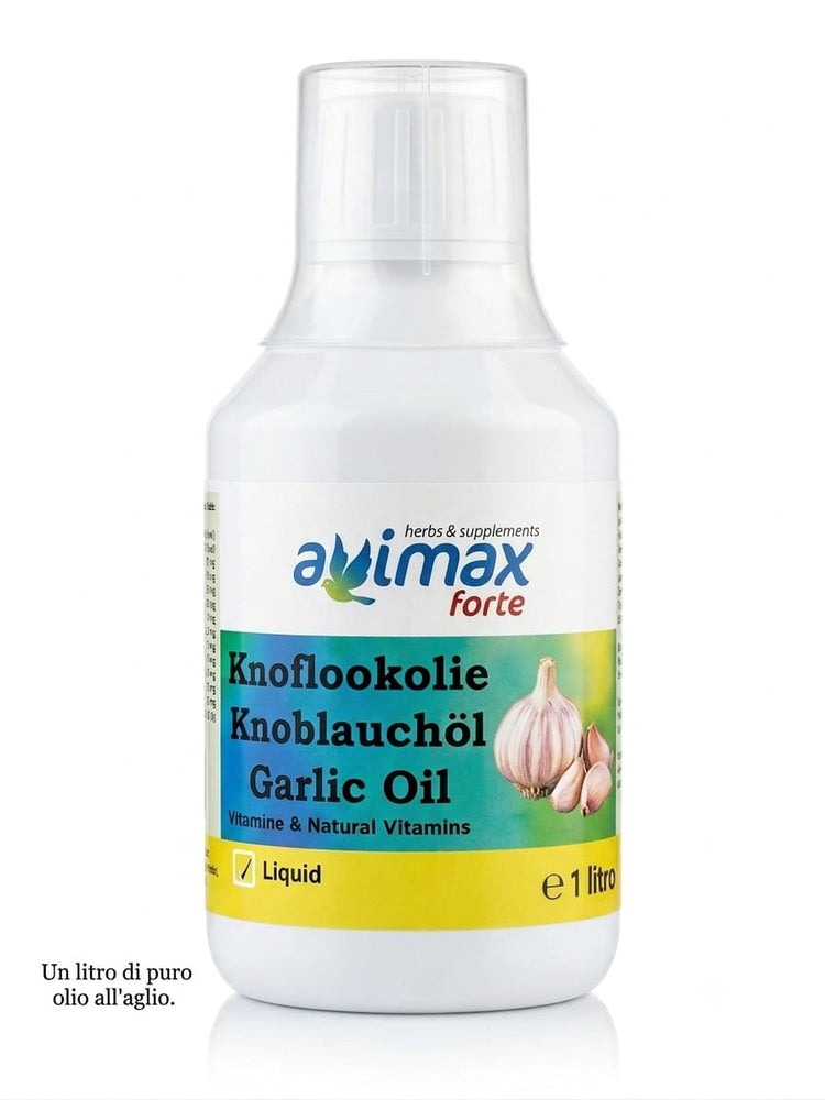 VAESEN Olio d'Aglio Garlic Avimax Forte - Integratore depurativo per uccelli