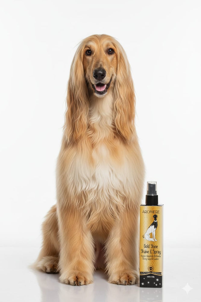 AROMIERE Gold Shine Shake & Spray acqua vegetale brillante per Cat & Dog - 100ml