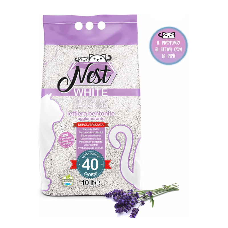 NEST LETTIERA ALLA LAVANDA - Sanny Passione Ornitologica