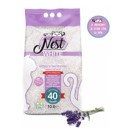NEST LETTIERA ALLA LAVANDA - Sanny Passione Ornitologica