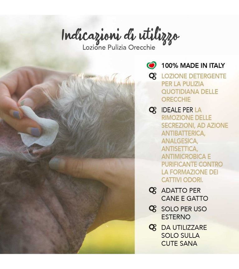 Yuup! Lozione Detergente e Deodorante per Orecchie Cani e Gatti 150 ml