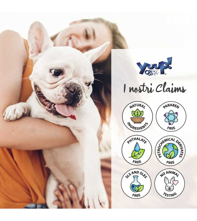 Yuup! Lozione Detergente e Deodorante per Orecchie Cani e Gatti 150 ml