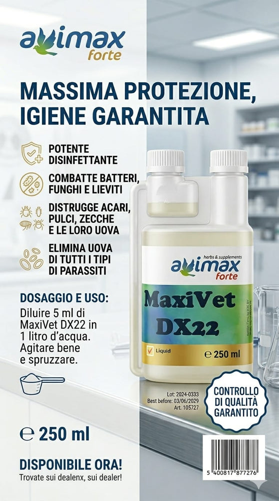 MAXI-VET DX22 AVIMAX FORTE - Sanny Passione Ornitologica