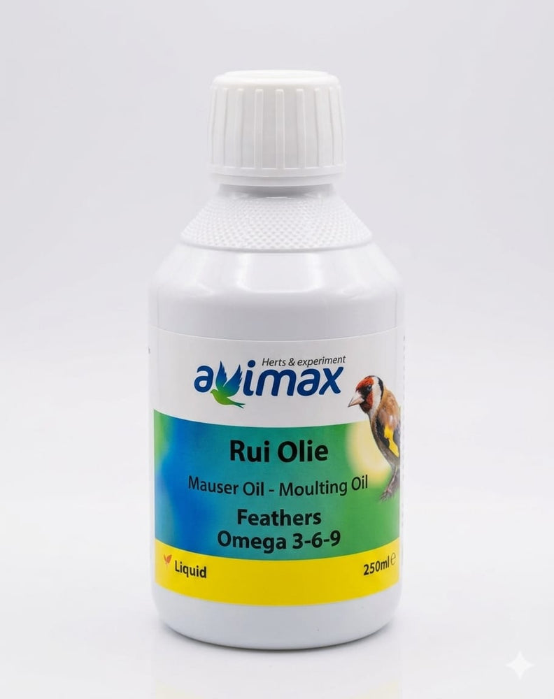 OLIO PER LA MUTA Avimax Forte 250ml - Sanny Passione Ornitologica