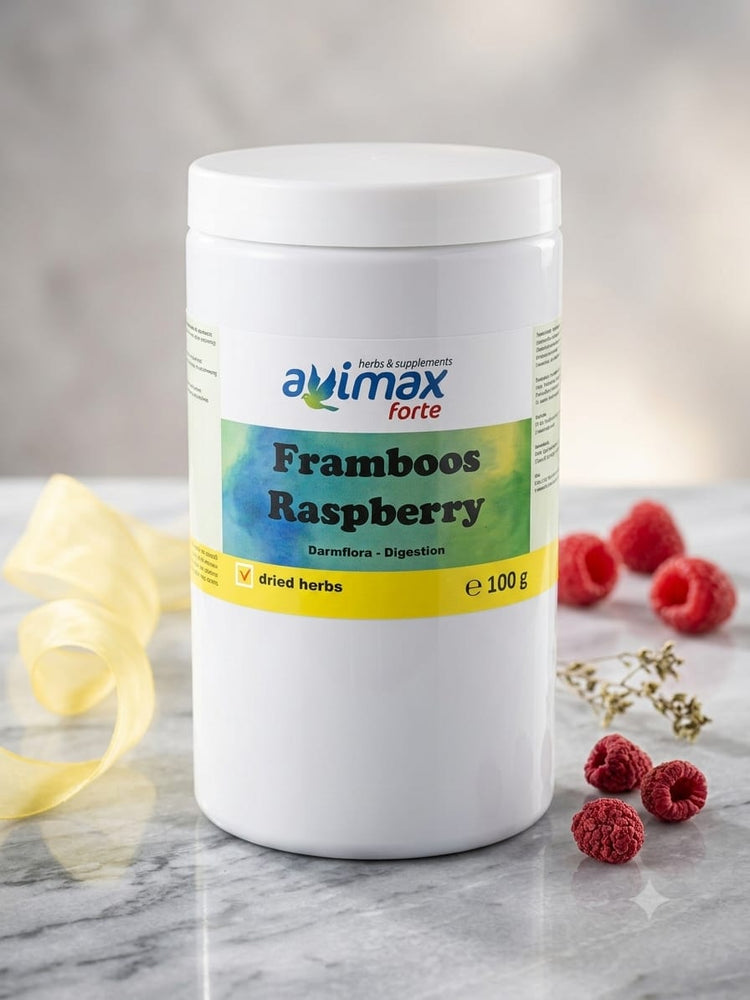 Avimax Forte Raspberry Darmflora-Digestion – Foglie di Lampone 100g | VAESEN