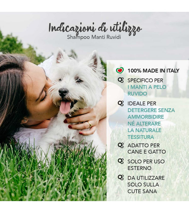 Yuup! Shampoo per Manti Ruvidi Cani e Gatti 250 ml