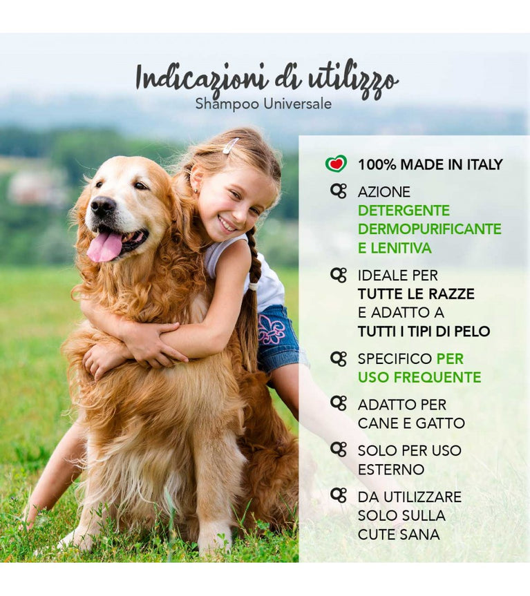 Yuup! Shampoo Universale per Cani e Gatti – Tutti i Manti 250 ml