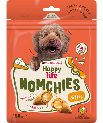 Nomchies Cheese – Snack per Cani al Formaggio con Cuore Cremoso