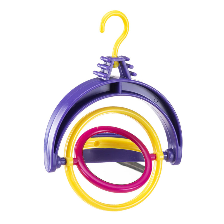 FERPLAST-SPECCHIO PER GABBIA UCCELLI E PAPPAGALLI COLORI CASUALI