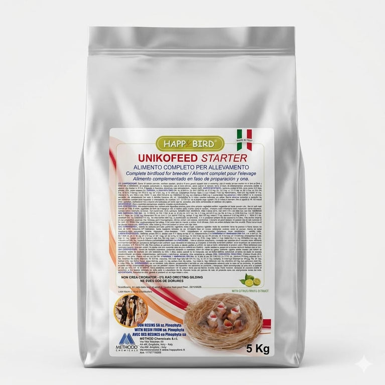 Uniko Feed Starter - Alimento Completo per Uccelli Granivori