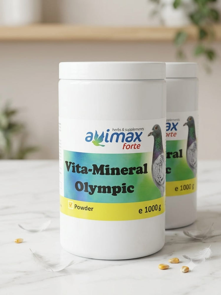 Vita-Mineral Olympic Vitamina A, D3, E Avimax - Sanny Passione Ornitologica