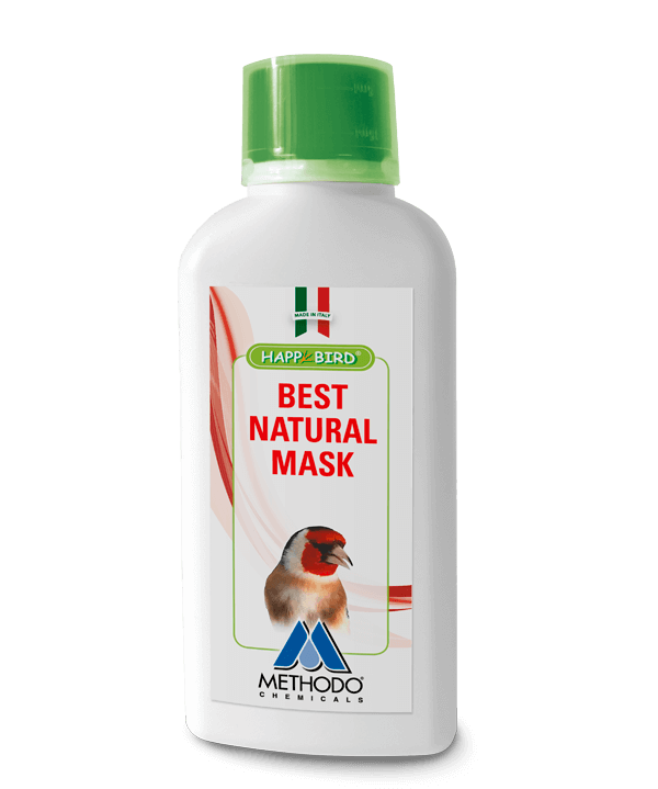 PIGMENTANTE IDROSOLUBILE PER UNA NATURALE COLORAZIONE DELLA MASCHERINA DEI CARDELLINICOMPOSIZIONE: Concentrato di xantofille rosse (Capsantina), Concentrato di XANTOFILLE GIALLE ( Luteina e Zeaxantina).. Confezione da 250 ml.