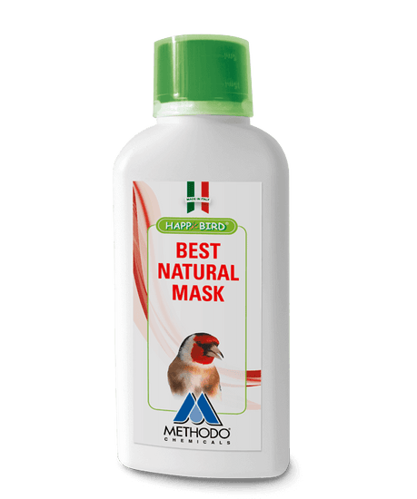 PIGMENTANTE IDROSOLUBILE PER UNA NATURALE COLORAZIONE DELLA MASCHERINA DEI CARDELLINICOMPOSIZIONE: Concentrato di xantofille rosse (Capsantina), Concentrato di XANTOFILLE GIALLE ( Luteina e Zeaxantina).. Confezione da 250 ml.
